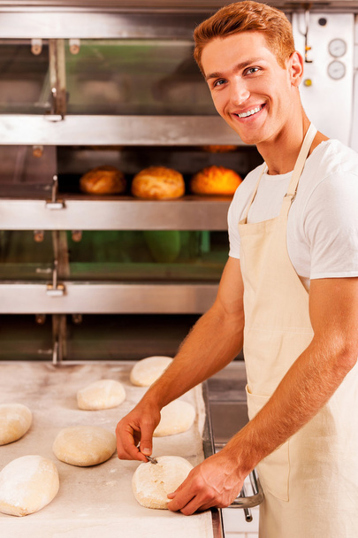 Baker at work - Foto, Imagem