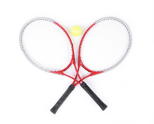 απομονωμένη ρακέτα τένις - Φωτογραφία, εικόνα