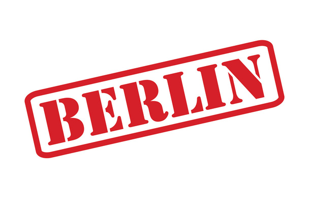 Vetor de carimbo de borracha BERLIN sobre fundo branco
. - Vetor, Imagem