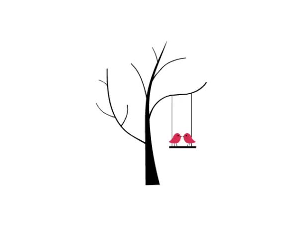 валентинки на дереве с видео сердца - Кадры, видео
