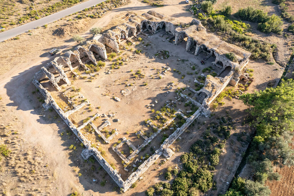 Evdirhan, selcuklu era camel caravans accommodation place. Termessos antique city, region of the very close. Antalya / TURKEY - Foto, immagini