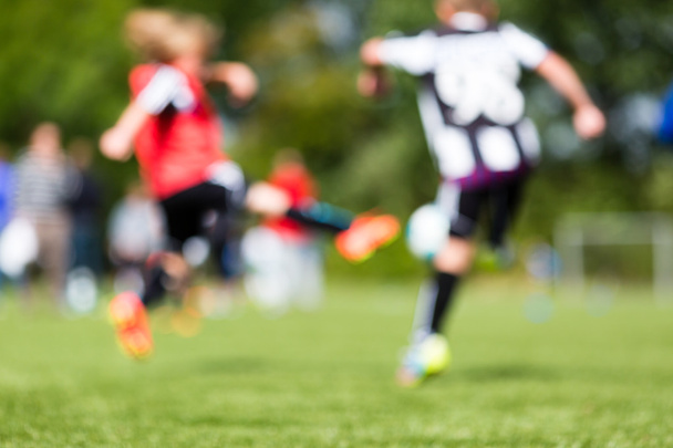 Kids soccer blur - Foto, Bild