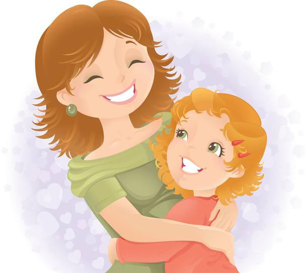 Mothers day greeting illustration. - Photo, Image