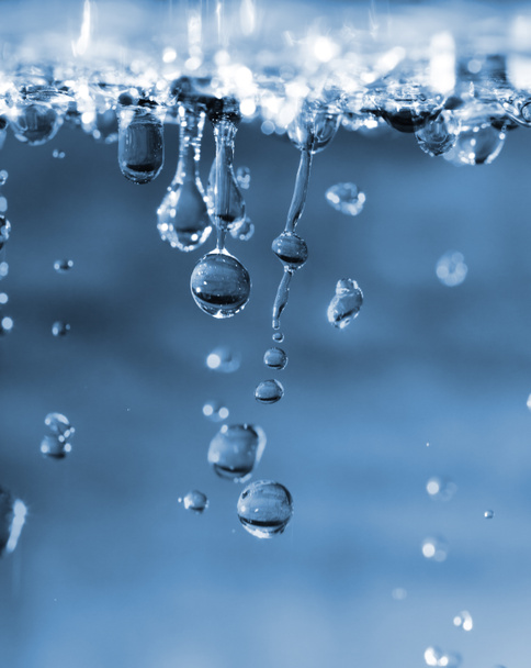 Extra close-up of water drops - Photo, Image
