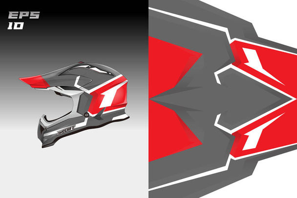 Diseño de la envoltura del casco Vector Ready Print - Vector, Imagen
