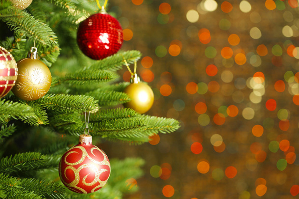 Decorated Christmas tree - Foto, Imagen