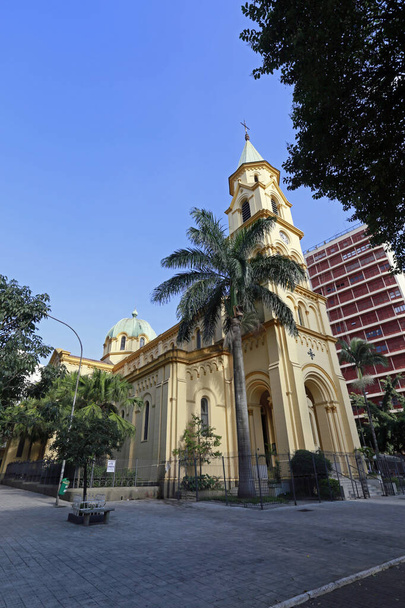 Santa Cecilia kirkko, suojeluspyhimys muusikot, rakennettu vuonna 1901, Sao Paulo kaupunki, Brasilia - Valokuva, kuva