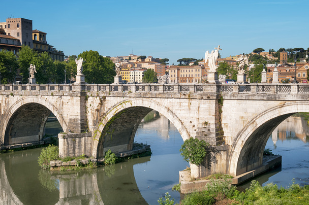 St. Angelo Bridge in Rome, Italy - Foto, Bild