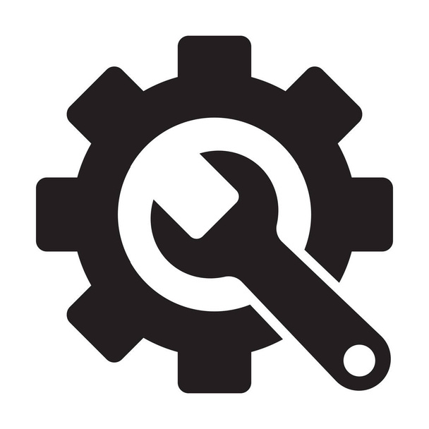 Service-Tools Symbolvektor für Abstimmung, Entscheidung, Web, Logo, App, Benutzeroberfläche. illustration. - Vektor, Bild