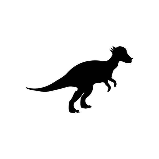 Dinosaurus prehistorische dier pictogram ontwerp template vector - Vector, afbeelding