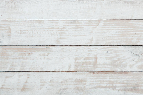Prázdný lakovaný bílý dřevěný panel pro design. Bílá tabule pro text - Fotografie, Obrázek