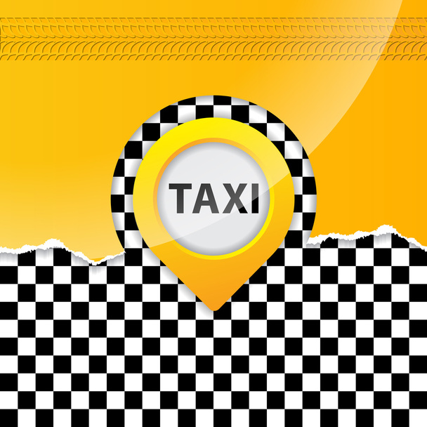 Taxi sfondo con carta strappata
 - Vettoriali, immagini