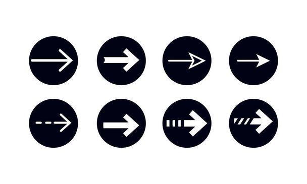 Iconos de flecha Conjunto de diseño de vectores  - Vector, Imagen