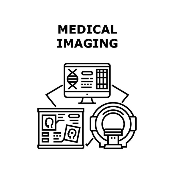 Imagen médica icono vector ilustración - Vector, Imagen