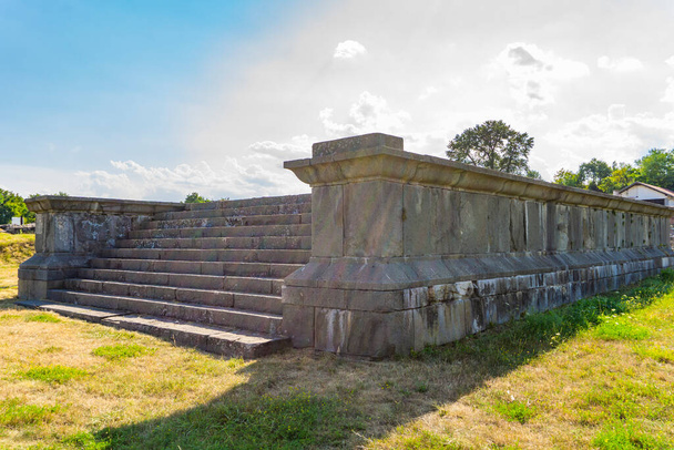 Vista em Felix Romuliana, restos do palácio do imperador romano Galério perto de Zajecar, Sérvia. É Património Mundial da UNESCO desde 2007. - Foto, Imagem