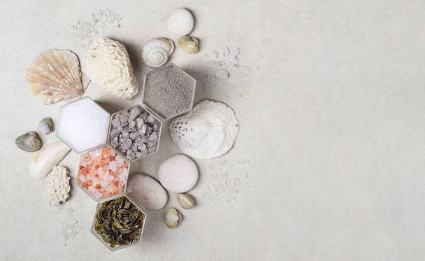 Raw materials for spa treatments - Foto, afbeelding