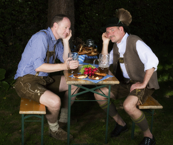 two bavarian men - 写真・画像