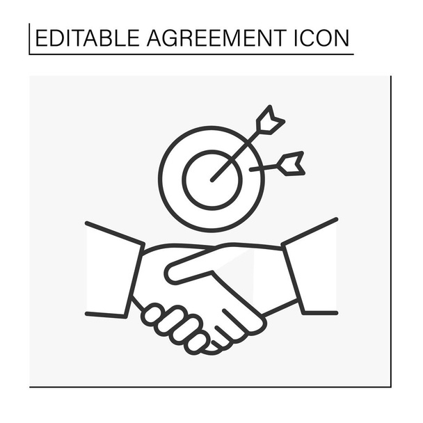  Symbolbild für den Deal - Vektor, Bild