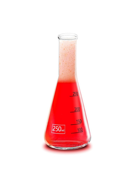 Chemische Reaktion im Becherglas - Foto, Bild