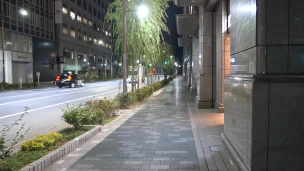 Japonsko Tokyo noční pohled Krajina - Záběry, video