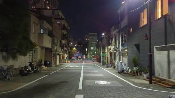 Японский ночной пейзаж - Кадры, видео