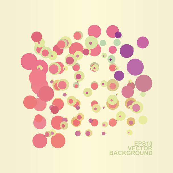 Abstract Background with Colorful Dotted Pattern - ベクター画像