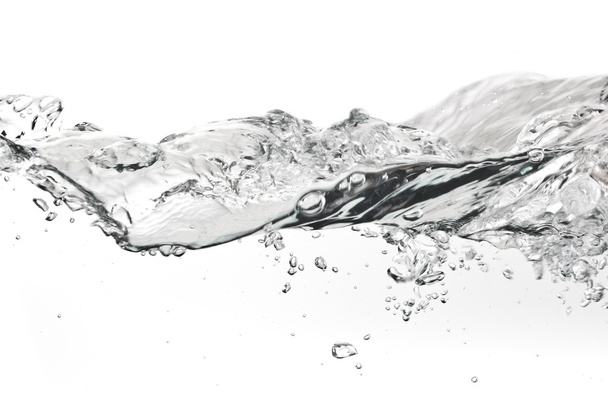 Water isolated on white background - Foto, Bild