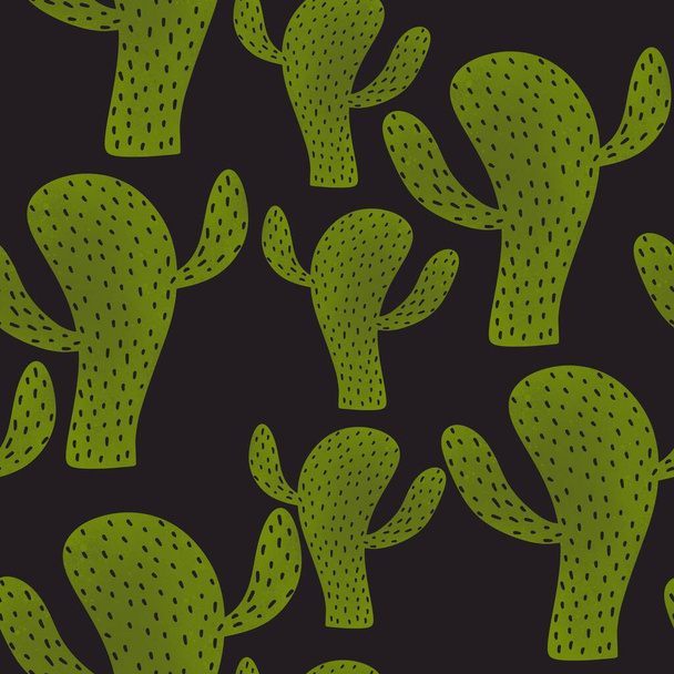 Cactus seamless floral pattern for fabrics and textiles and packaging and gifts and cards and linens and kids - Foto, immagini