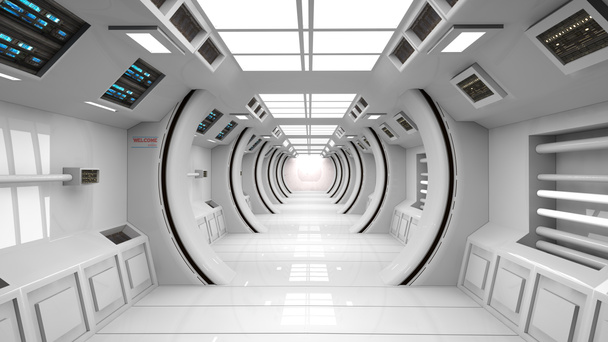 futurisztikus folyosó - Fotó, kép
