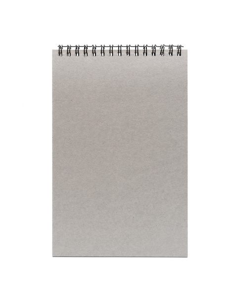 Blank one face white paper notebook vertical - Photo, Image