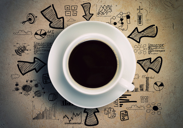 Filiżanka kawy - Zdjęcie, obraz