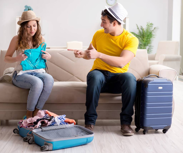 Family preparing the vacation trip - Photo, Image