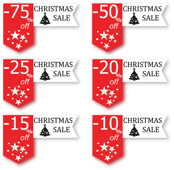segno di vendita di Natale
 - Vettoriali, immagini