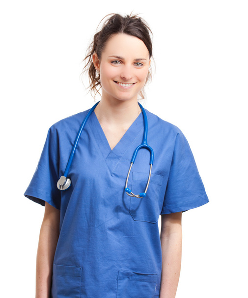 Beautiful smiling nurse - Foto, Imagem