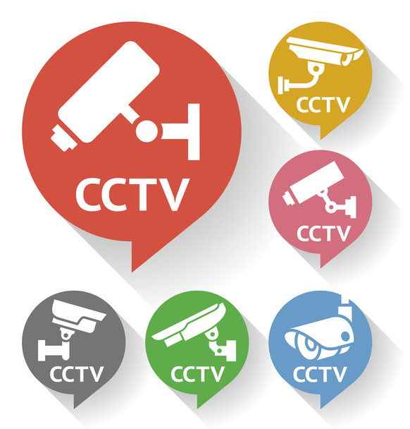 Video surveillance - Vector, Image