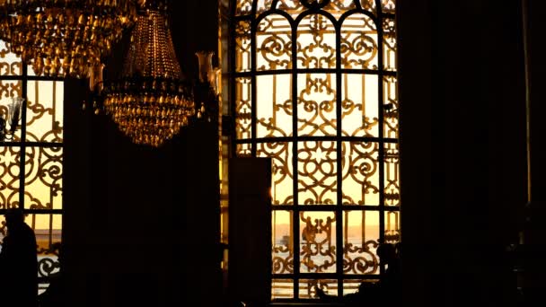 Zachód słońca w meczecie - Materiał filmowy, wideo