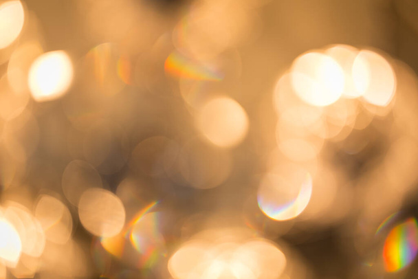Blur of golden luxury bokeh background - Photo, Image