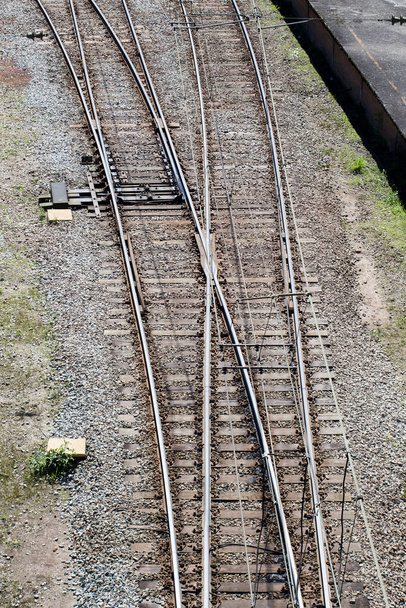 Bývalý železniční stále používán připojení plateau Sao Paulo do přístavu Santos - Fotografie, Obrázek