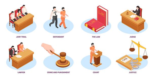 Law Isometric Compositions - Vector, Image