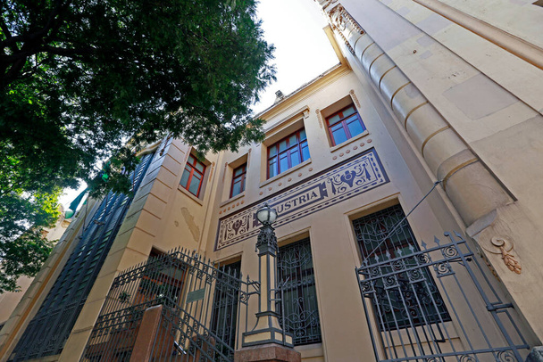 Стара будівля FECAP школи, один з найстаріших технічних навчальних закладів і вище в Бразилії. Сан - Паулу - Фото, зображення