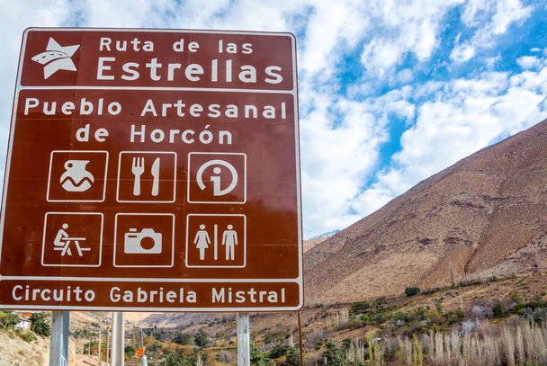 Street Sign in Chile - Фото, зображення