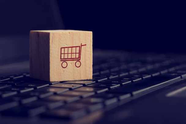 Online nakupování a e-commerce pozadí - Fotografie, Obrázek