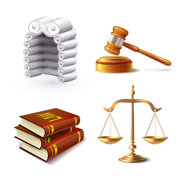 Serie icone di legge
 - Vettoriali, immagini