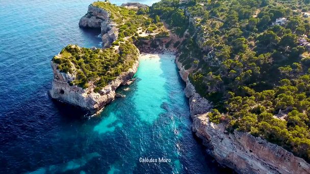 Es Castellet de Llevant playa en Mallorca - Foto, Imagen