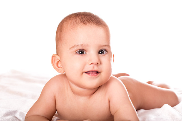 entzückendes Baby mit blauen Augen - Foto, Bild