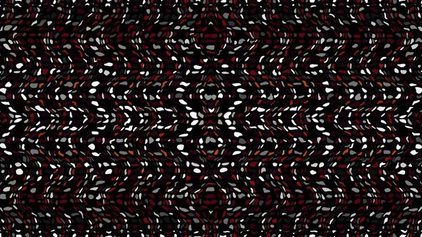 Patrón fractal digital abstracto. Adorno tribal sin costuras. Fondo horizontal con relación de aspecto 16: 9 - Foto, imagen