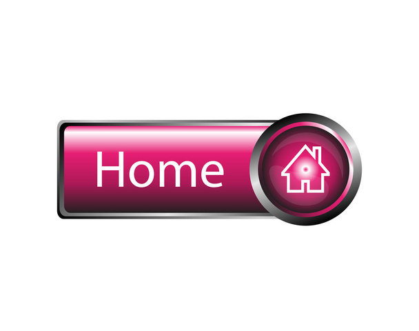 Home button design element vector - Vector, Image