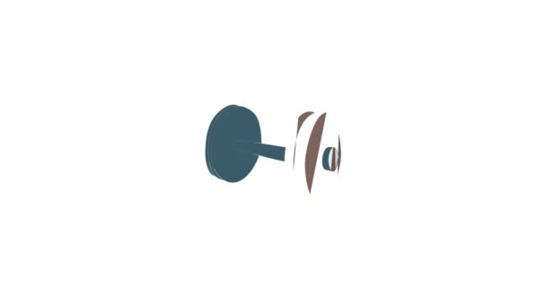 Dumbbell icon animation - Imágenes, Vídeo