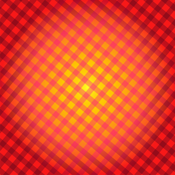 Textura cuadrícula fondo abstracto naranja patrón sin costura
 - Vector, Imagen