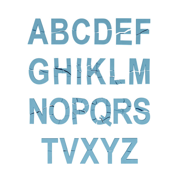 illustrare di alfabeto rotto
 - Foto, immagini